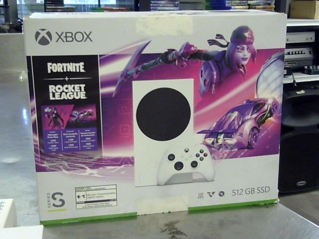 Xbox series s fortnite bundle box