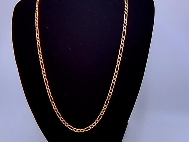 CHAINE FIGARO EN OR 10KT