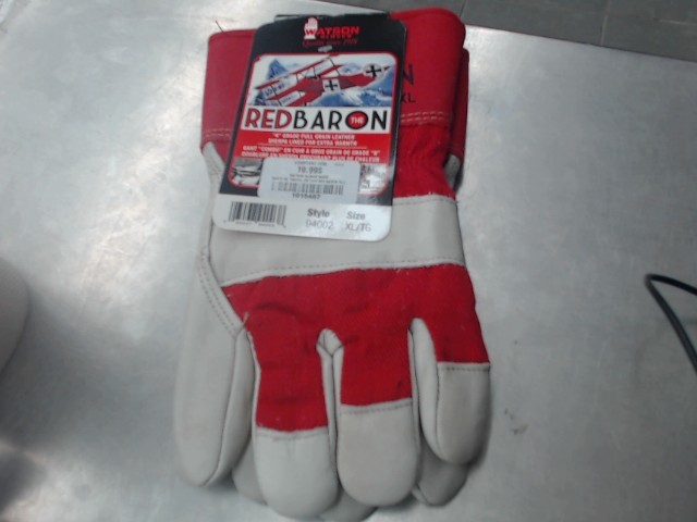 Gants de travail en cuir red baron (xl)
