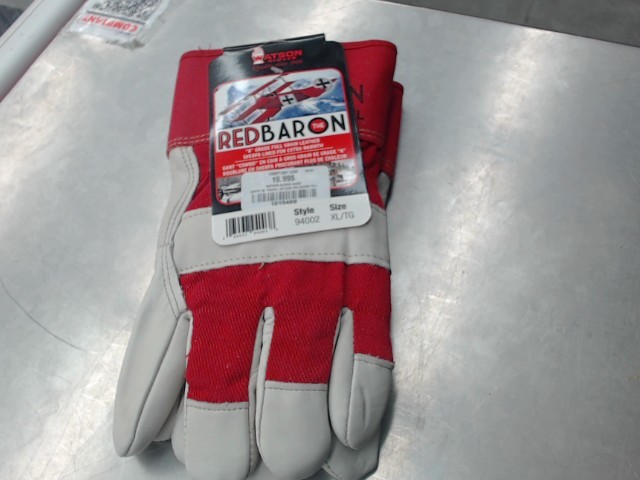 Gants de travail en cuir red baron (xl)