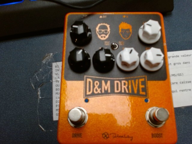 Pedal de guitare d&m drive