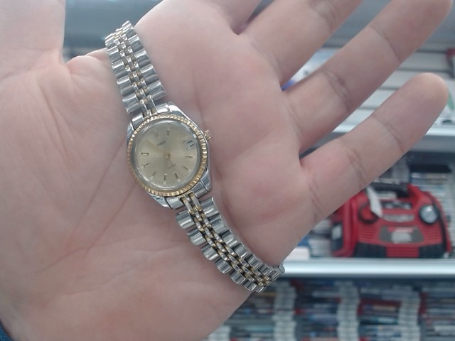 Montre deux-tons stainless pour femme