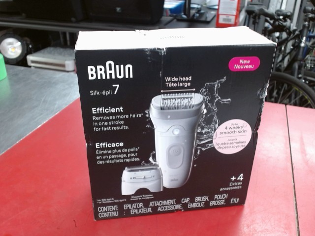 Epilateur braun pil 7 neuf/new