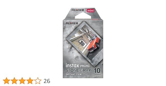 Stone gray instant film 10 sheets