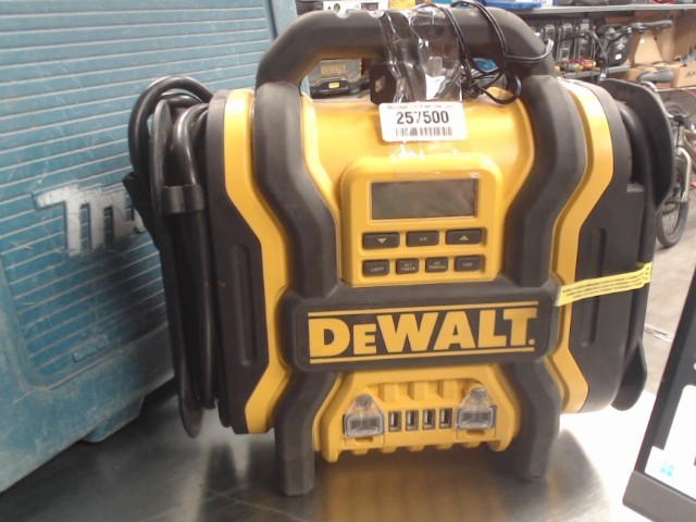 Dewalt chargeur pour auto air compresser