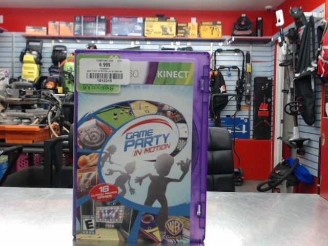 Game party in motion jeu de xbox 360