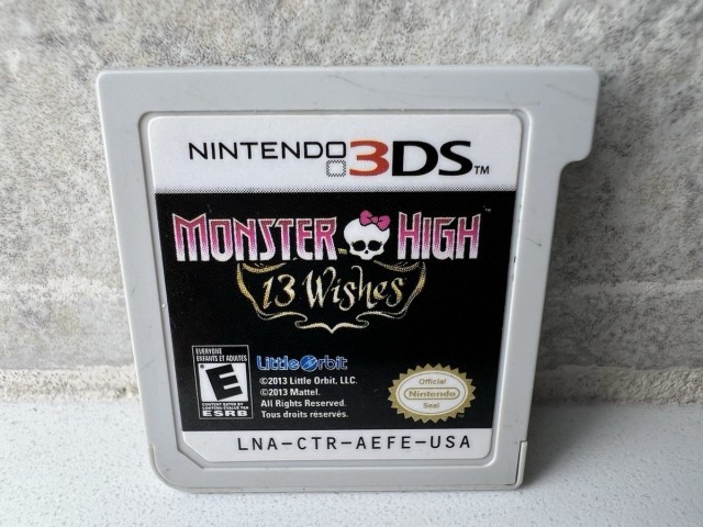 Monster high 13 wishes sur 3ds