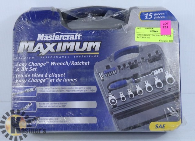 Jeu de tete a cliquet et de lames