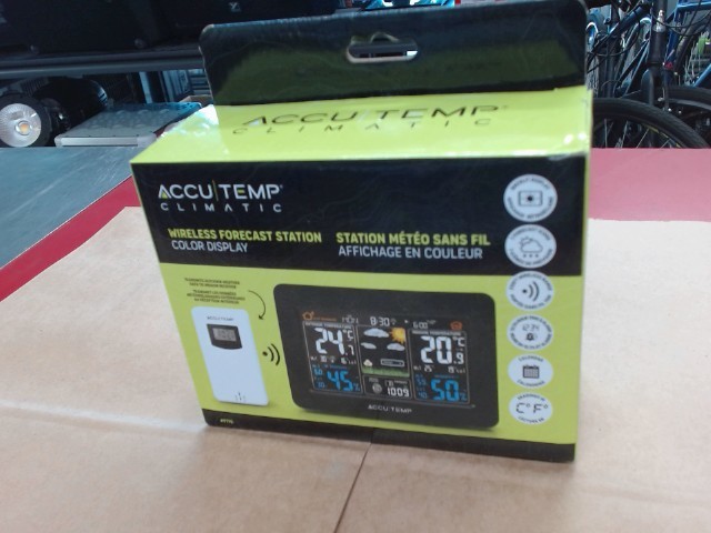 Wireless forecast station new/neuve