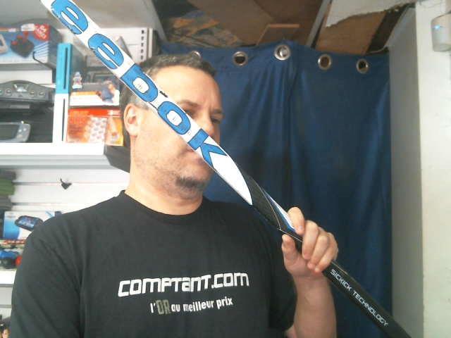 Baton de hockey carbon