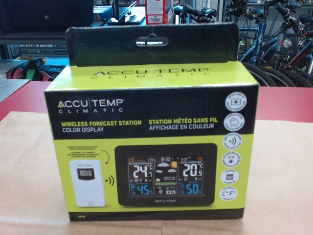 Wireless forecast station new/neuve