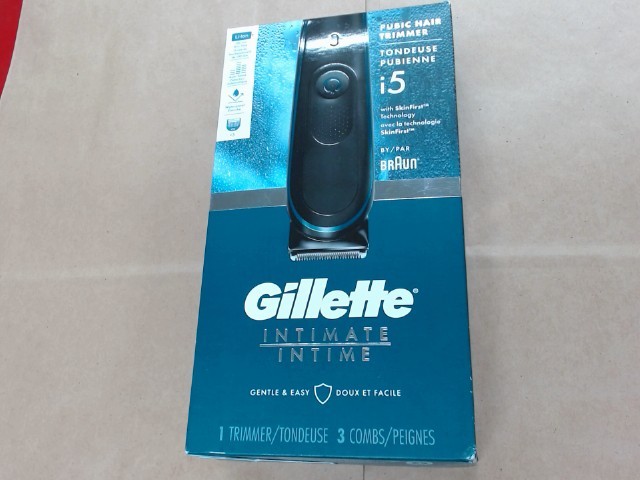 Pubic hair trimmer gillette neuf/new