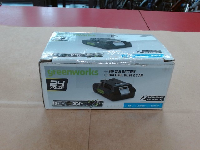Batterie 24v greenworks neuf/new