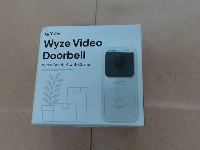 Wyze video doorbell neuve/new