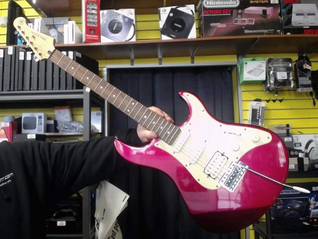 Guitare lectrique rouge