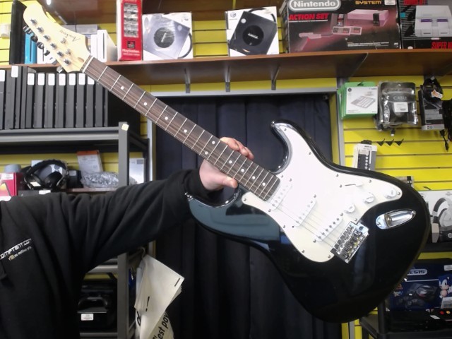 Guitare lectrique stratlike noire