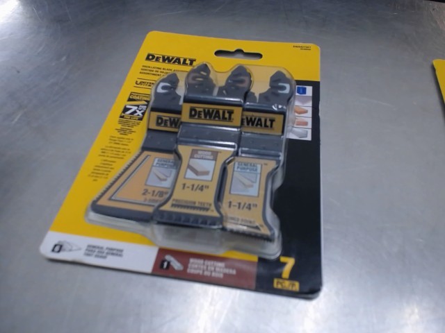 Oscillating blades dewalt 7pc neuf