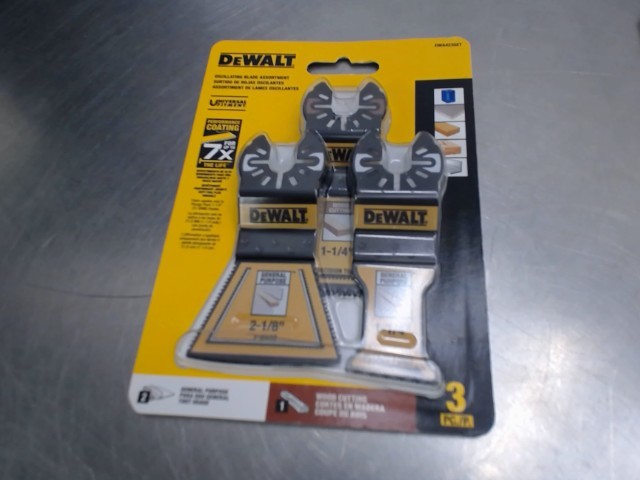 Oscillating blades dewalt neuf