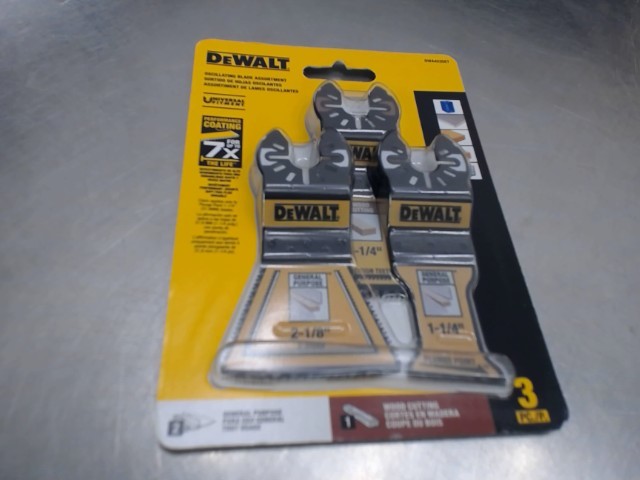 Oscillating blades dewalt 3pc