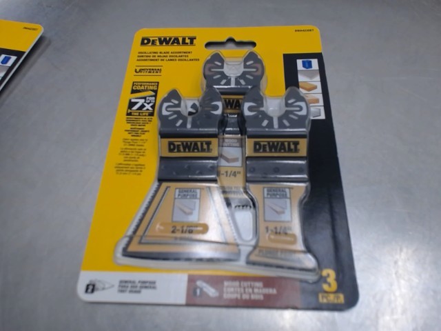 Oscillating blades dewalt neuf