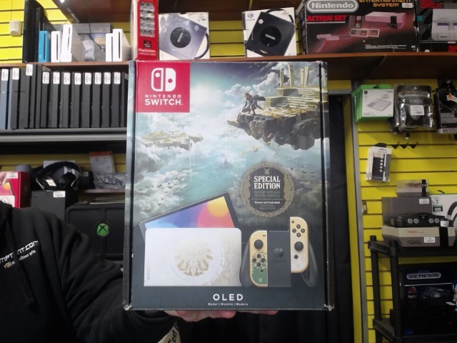 Console +verre protecteur edition zelda