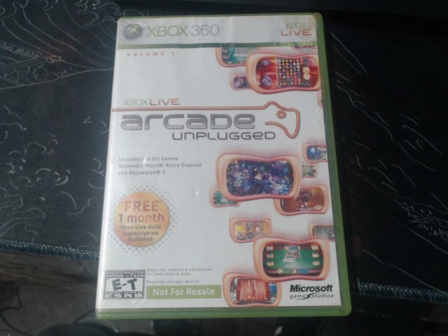 Arcade unplugged xbox 360