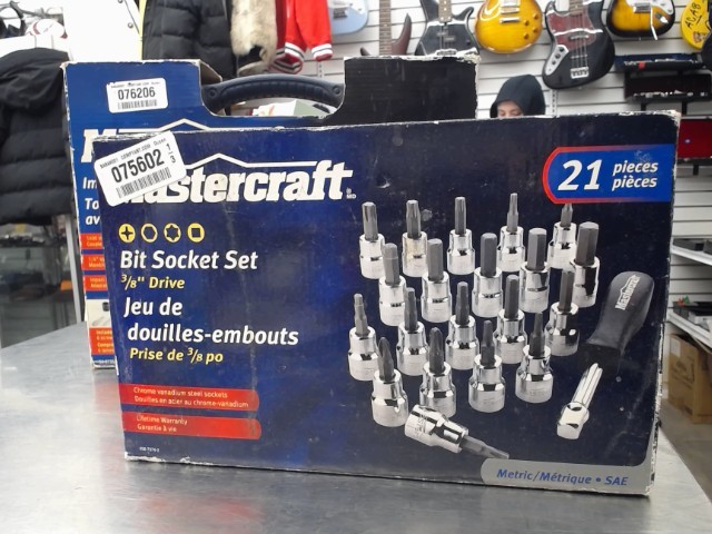 Jeu de douille embouts 21 piece