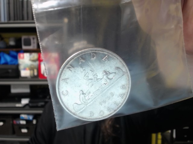 Dollar canadien en argent 1953
