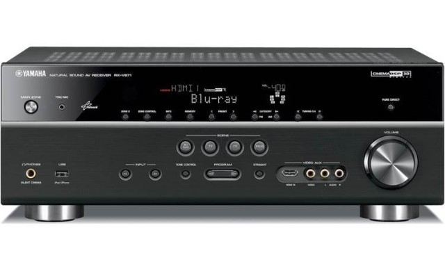 Home theater receiver with 3d- hdmi