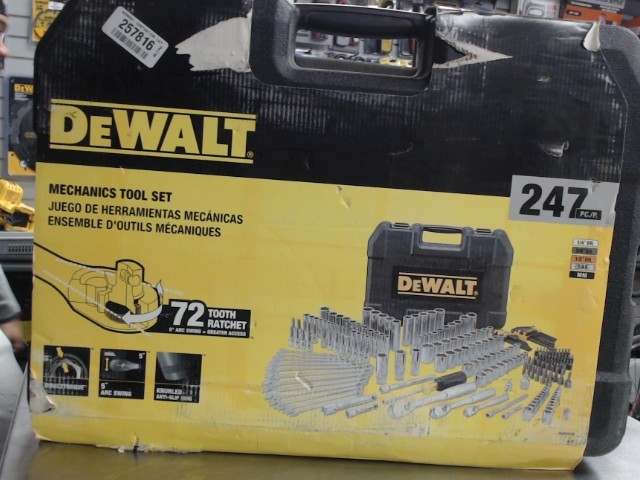 Jeux de douille dewalt