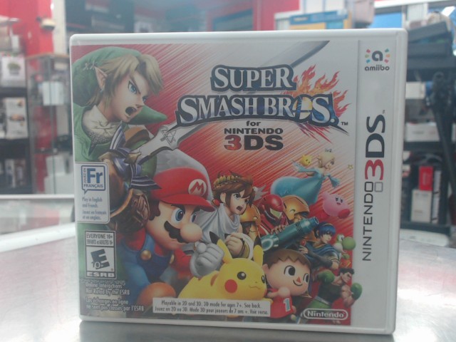 Super smash bros en boite