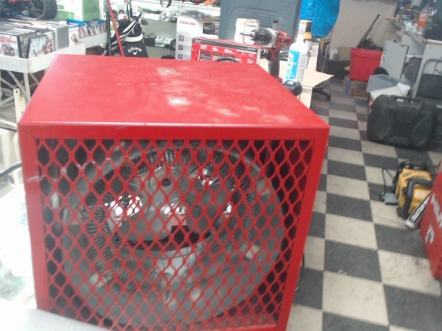 Chauffrette rouge fil mauvais etat3600w