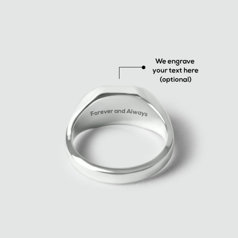 Bague 10g argent sans motif