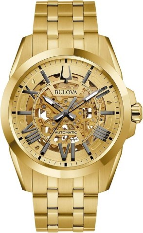 Montre  bulova en style or