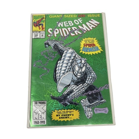 Web of spiderman 100th issue