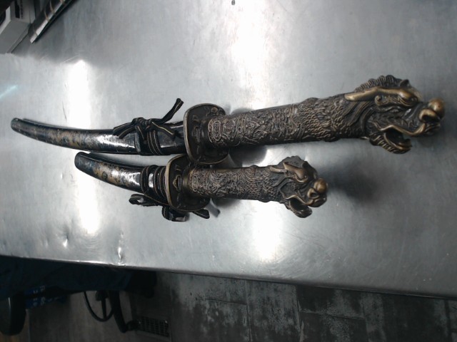 2 sabre dcoratif