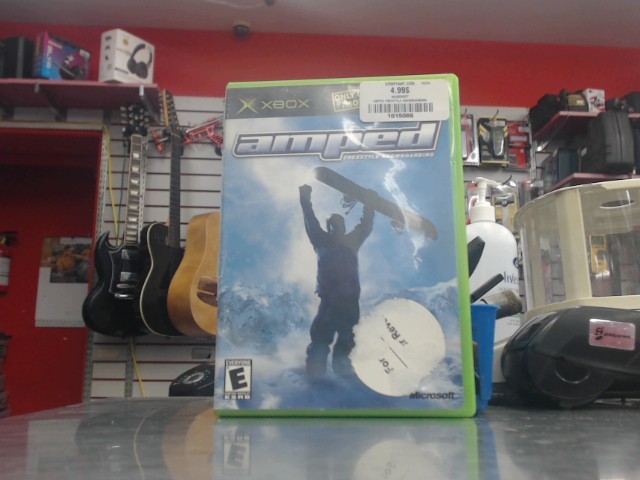 Amped freestyle snowboarding