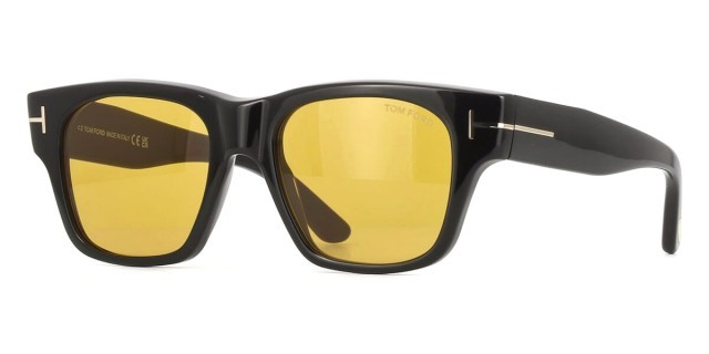 Lunettes soleil frame noir lens jaune
