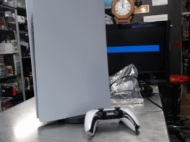 Playstation 5 avec manette et stand