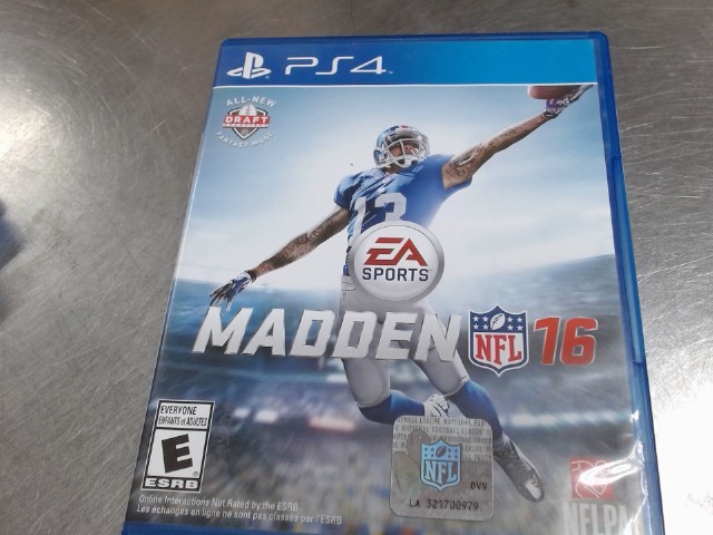 Madden nfl 16