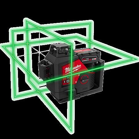 Milwaukee m12 green 360 laser kit