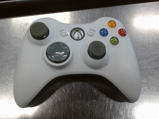 Manette blanche a battery xbox 360