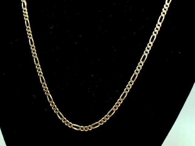 CHAINE FIGARO EN OR 10KT