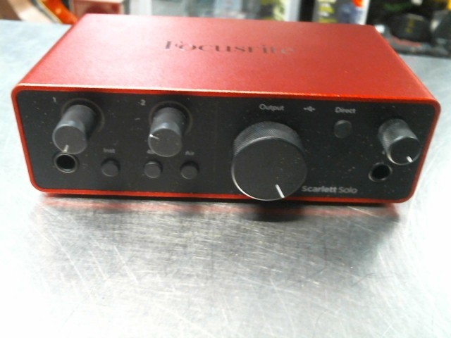 Interface sudio scarlet solo 3rd gen