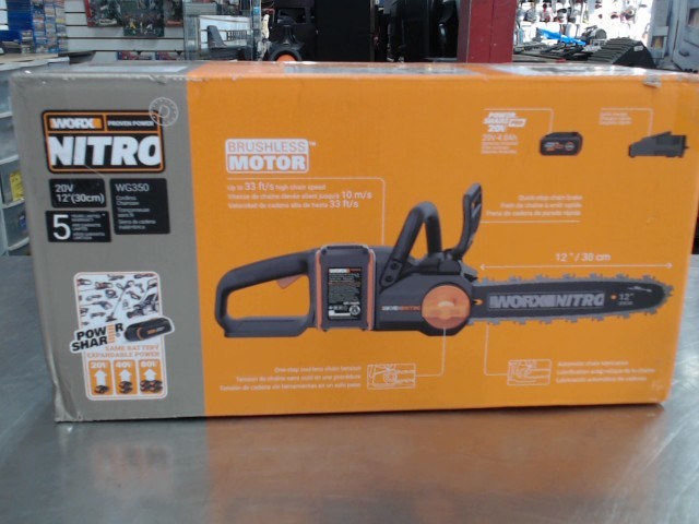 Chainsaw a batterie (12po) neuf