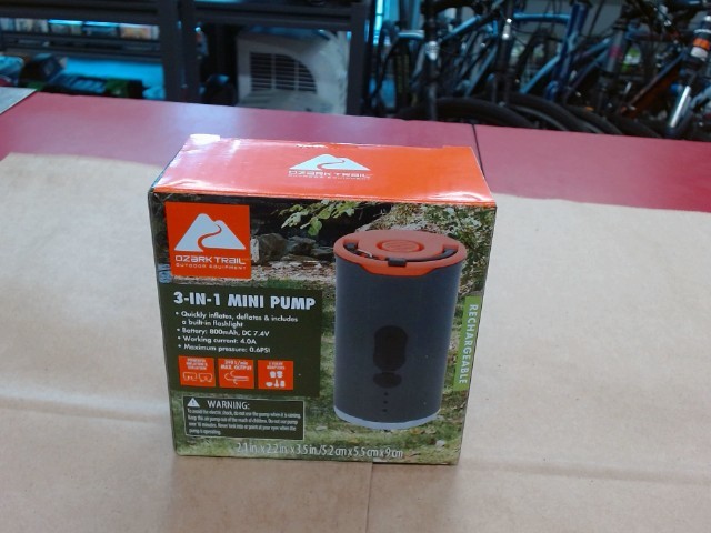 Mini pompe 3 en 1 neuf/new