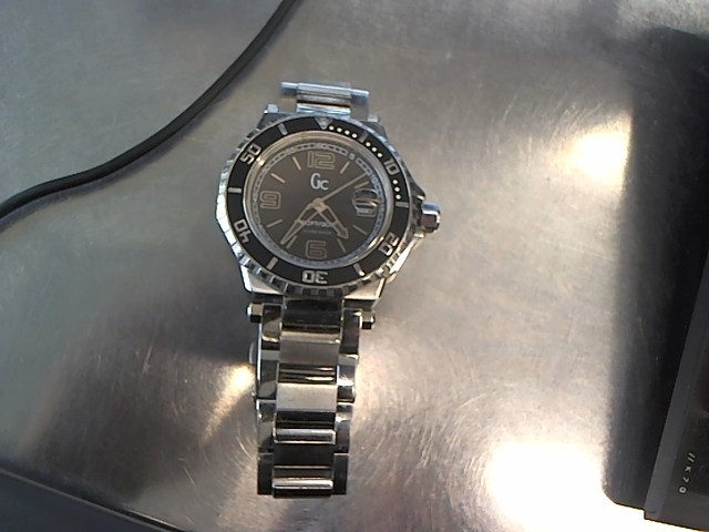 Gc silver stainless steel watch