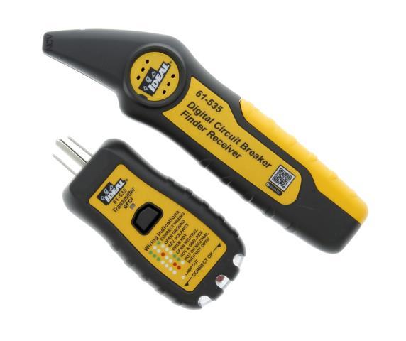 Digital circuit breaker finder reciver