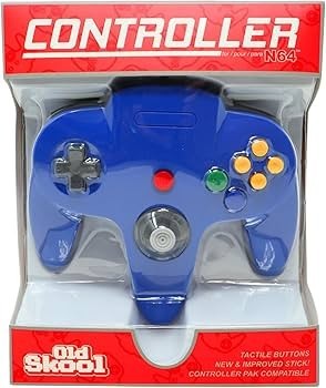 Controller n64 old skool dans la boite