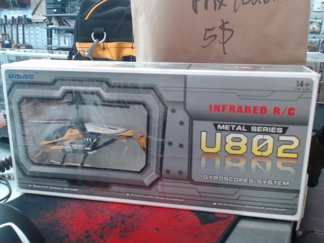 Helicopter metal series jaune